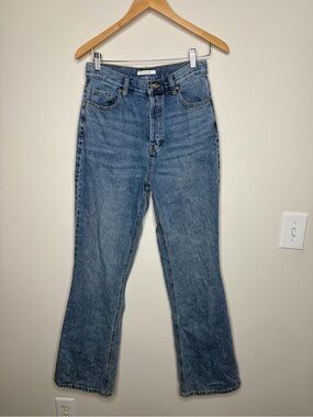 PacSun pacific sunwear Medium Wash high-rise boot cut western cowboy